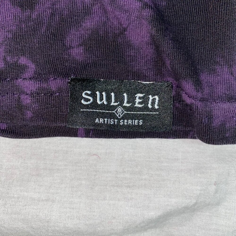 Unique 4X - Large Purple/Black Tie Dye T-Shirt - Sullen Art Premium Collective - Picture 6 of 7